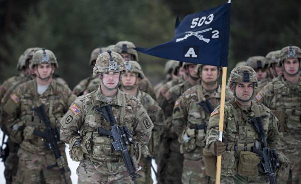 Солдаты армии США примают участие в военных учения НАТО &laquo;Железный меч 2016&raquo;