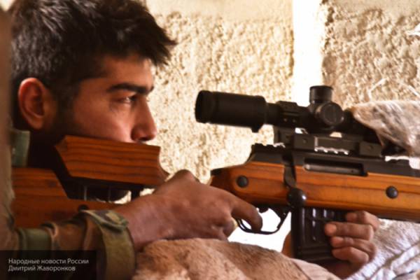 Сводка, Сирия: эффектный выстрел снайпера вызвал смятение в рядах боевиков