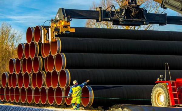 Трубы для газопровода «Северный поток — 2» доставлены в порт Засниц — Мукран на острове Рюген