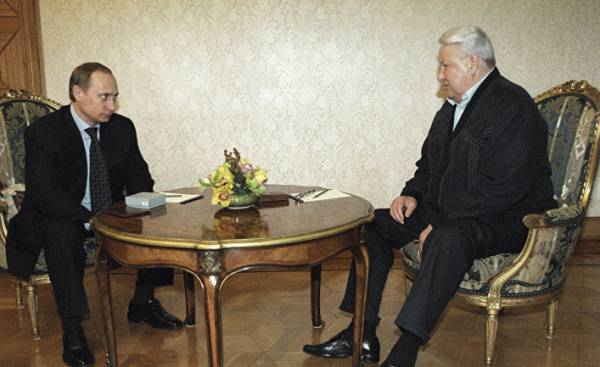Борис Ельцин, Владимир Путин