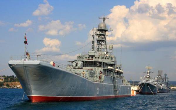 Корабли Черноморского флота в Севастополе