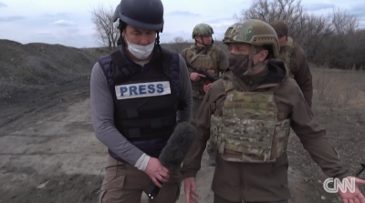 Зеленский сообщил  CNN о ежедневной готовности Украины к открытому вторжению войск РФ