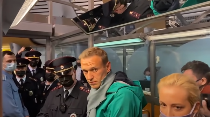 Задержание Алексея Навального в аэропорту Шереметьево