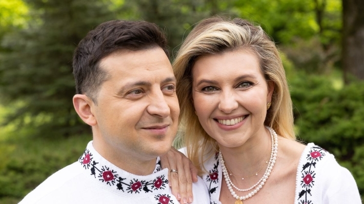 Президент Украины с супругой отмечают День вышиванки