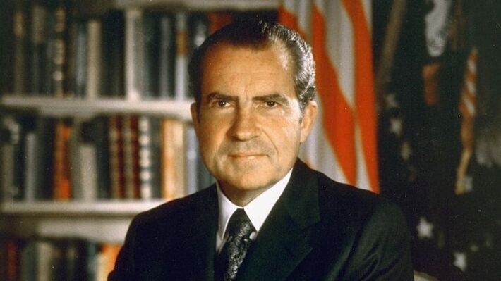 37-й президент США Ричард Никсон
