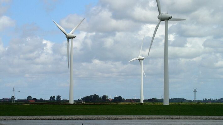 Для производства зеленого СПГ можно использовать ветряки