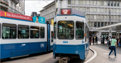 В Цюрихе трамвай с мертвецом шесть часов ездил по городу