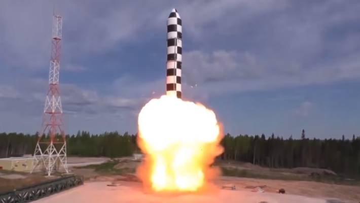 Баллистическая ракета «Сармат» гарантирует национальную безопасность РФ