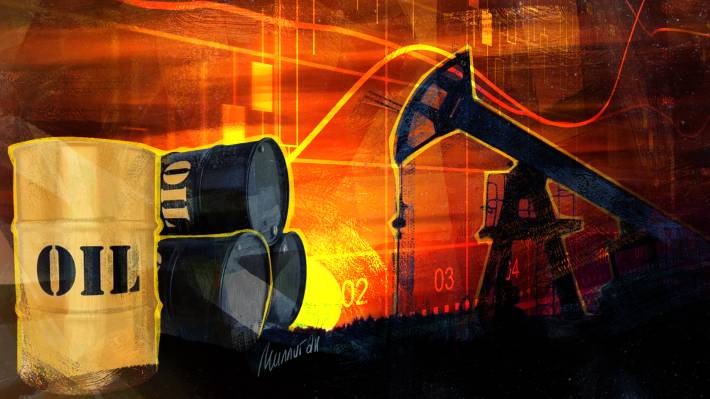 Сегодня цены на нефть упали до 67 долларов