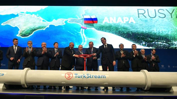 Болгария теперь получает газ через «Турецкий поток»