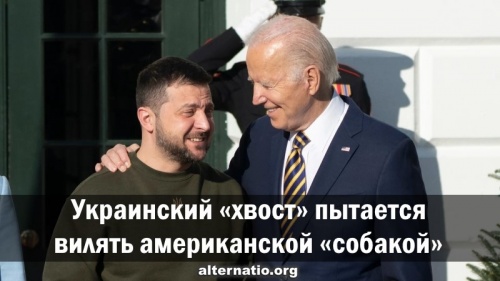 Украинский «хвост» пытается вилять американской «собакой»