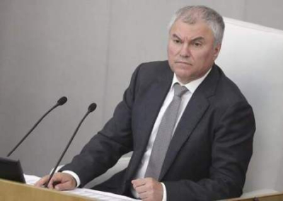 Володин: свoими решениями Вашингтон и Брюссель ведут мир к страшнoй войне