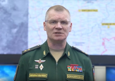 Минобороны: Сбиты три самолёта Су-25 ВСУ, уничтожены две американские гаубицы М777