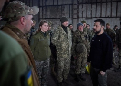 Зеленский прибыл под Артемовск. Ответ Путину на визит в Мариуполь