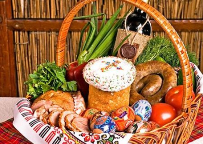 Пасхальная корзина на Украине в этом году подорожала почти на четверть