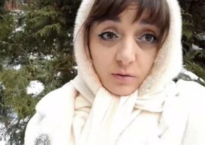 В Киеве СБУ задержала самую активную защитницу Киево-Печерской лавры Викторию Кохановскую