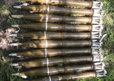 Оружейные находки силовиков на освобожденных территориях: от ВОГов до западной управляемой ракеты