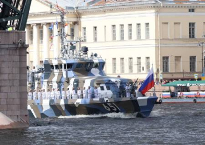 В Санкт-Петербурге состоялся главный военно-морской парад в честь Дня ВМФ РФ