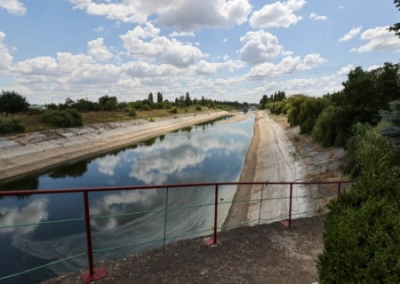 Запасов воды в Северо-Крымском канале осталось на 2,5–3 месяца