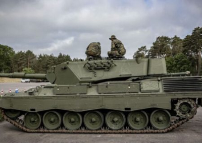 Дания обучает украинских танкистов на музейных Leopard