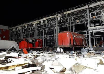 ВС РФ уничтожили терминал «Новой почты» под Харьковом, транспорт которой использует ВСУ