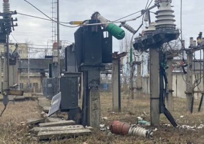 В Харькове разрушены все трансформаторные подстанции и ТЭЦ