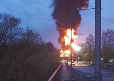 В Смоленской области горят объекты ТЭК после атаки БПЛА