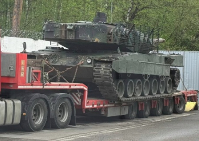 Первый американский танк Abrams доставили в Москву