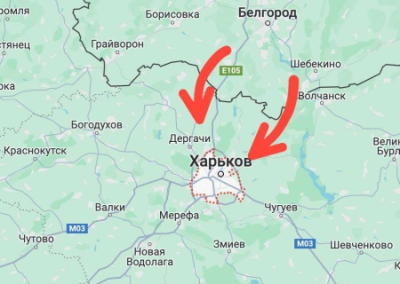 Украинские СМИ пишут о наступлении ВС РФ на севере Харьковской области. Идёт срочная эвакуация населения