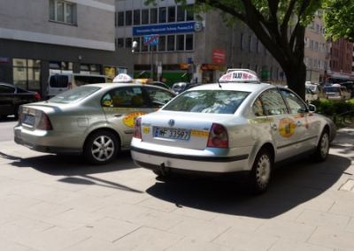 В Польше запретили украинским таксистам работать без местных водительских прав