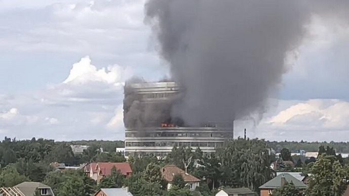Смертельный пожар в здании НИИ электроники «Платан» может быть результатом диверсии