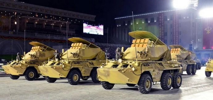 Похоже, Россия получает противотанковые БТР от Северной Кореи