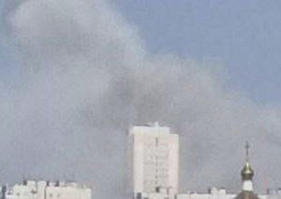 Небо над Харьковом в дыму, по всему городу распространился запах гари после прилётов