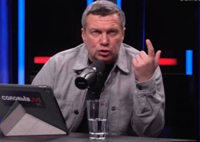 «Соловьевская сетка репостит случайный канал в 122 подписчика». Соловьёв встал на защиту командира Пузика