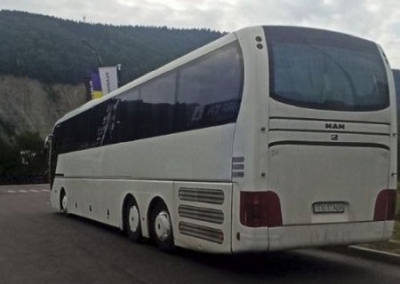 В Яремче сотрудники ТЦК забрали водителя автобуса, который вез 50 туристов из Полтавской области. Он уже мобилизован