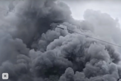 В Киеве у Офиса Зеленского загорелась электрическая подстанция