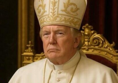 Трамп выставил своё фото в соцсети в образе Папы Римского