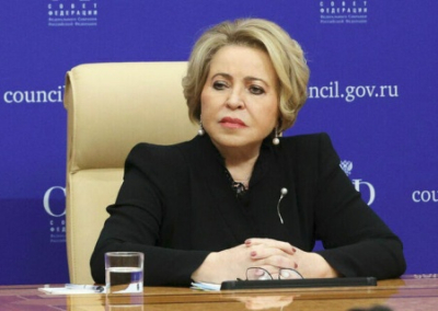 Матвиенко рассказала о красных линиях и намерении навсегда исключить угрозы со стороны Украины