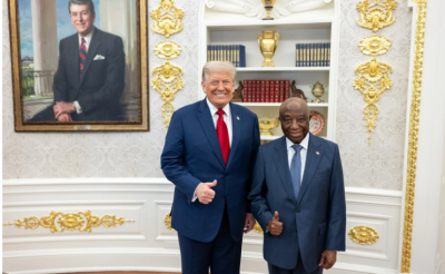 Лучше, чем у колонизаторов. Президент Либерии шокировал Трампа своим английским языком