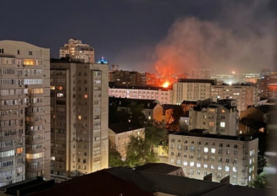 В центре Ростова-на-Дону 11 домов повреждены из-за вечерней атаки БПЛА