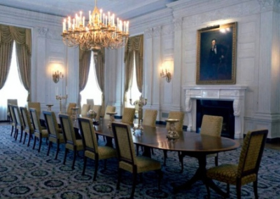 В Овальном кабинете установлена карта Украины с контролируемыми РФ территориями