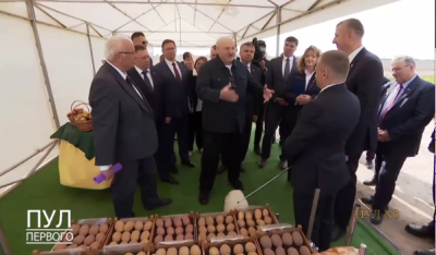 Лукашенко на парад в Пекин везёт мешки свежей картошки для всех президентов и лично для Путина