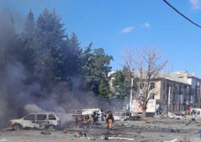 Удар по ТЦК в Дружковке: под прикрытием гражданского объекта скрывался штаб бригады ВСУ