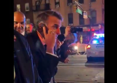 «Отойди, мужик, видишь — Трамп едет»: Макрона унизили в Нью-Йорке