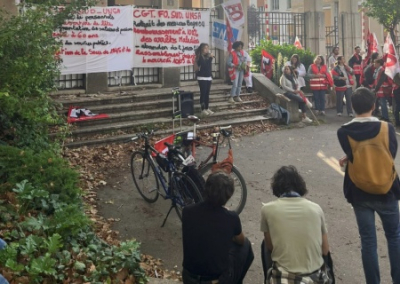 Франция протестует против антинародной деятельности Макрона, который озабочен Украиной