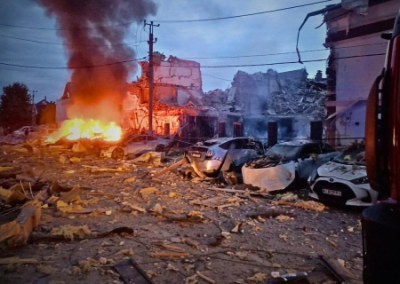 Днепропетровск и Харьков в огне, города атакуют БПЛА