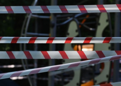 Жители Западной Украины сожгли блокпост из-за введённого карантина в связи с эпидемией гепатита А