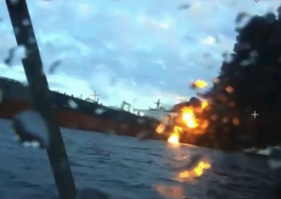 Украина атаковала терминал с нефтью из Казахстана