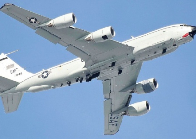 Американский самолёт-разведчик в течение минувшей ночи летал в районе Сочи и Крыма