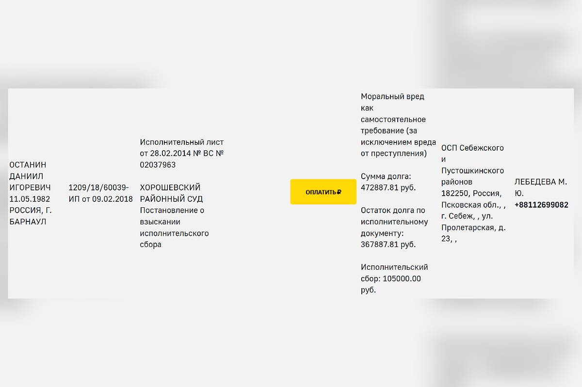 Погасил срок, но не долг: Сын депутата Госдумы так и не выплатил семье убитого компенсацию
